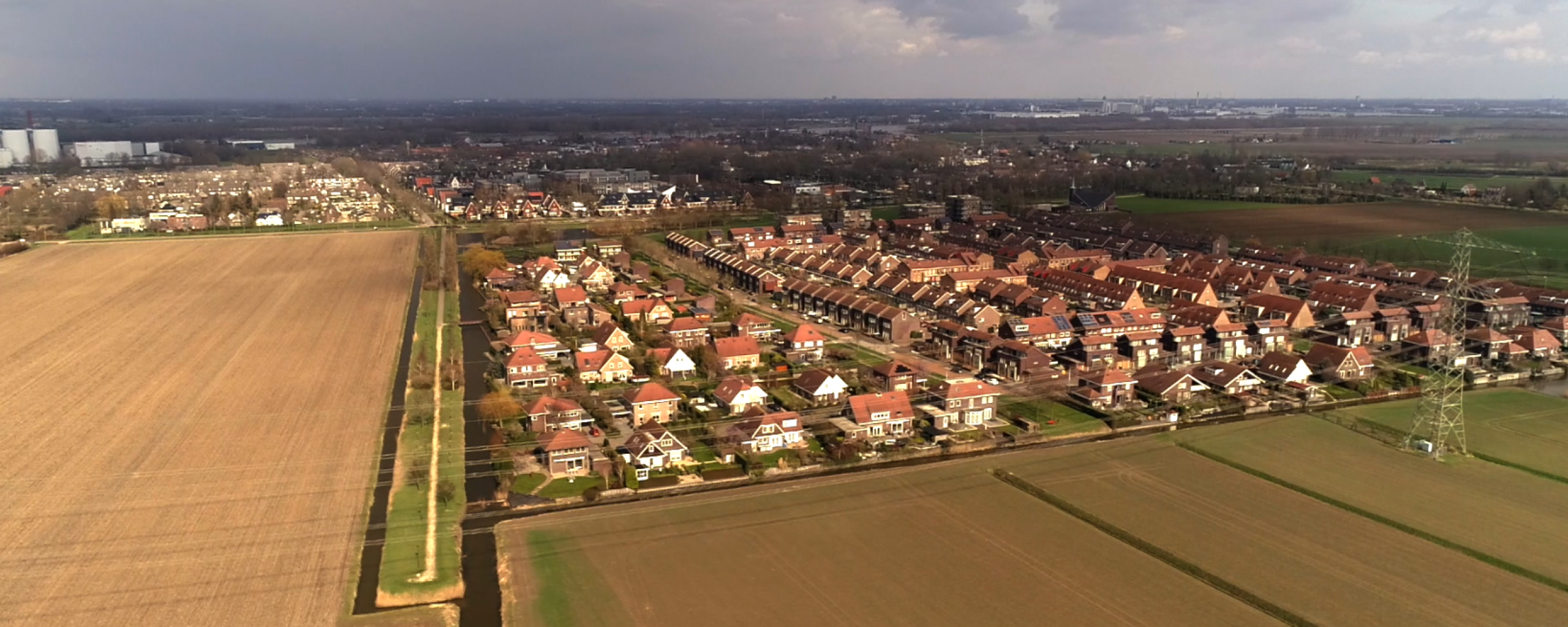Luchtfoto dorp
