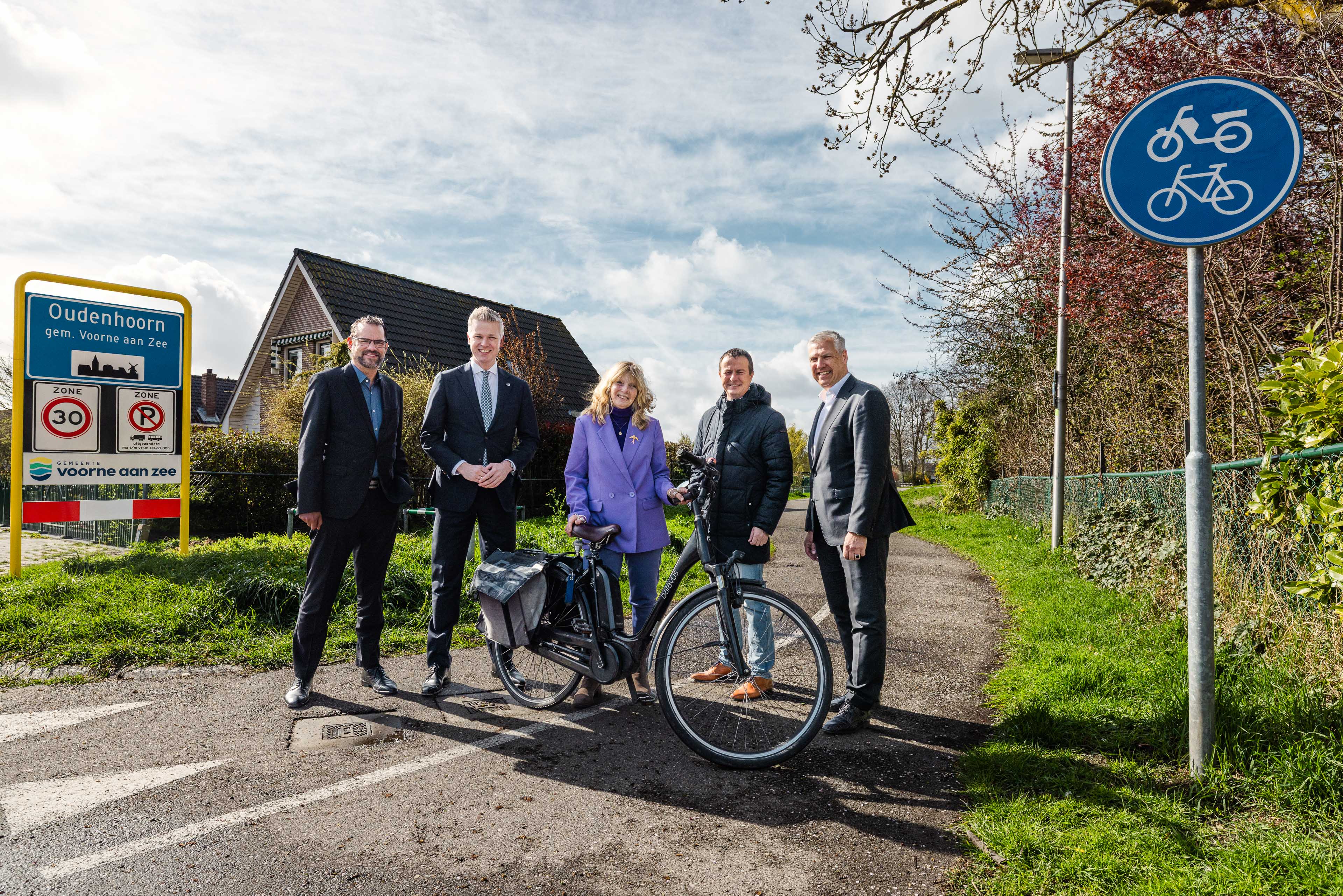 Veilig en comfortabel doorfietsen over het Trambaanpad