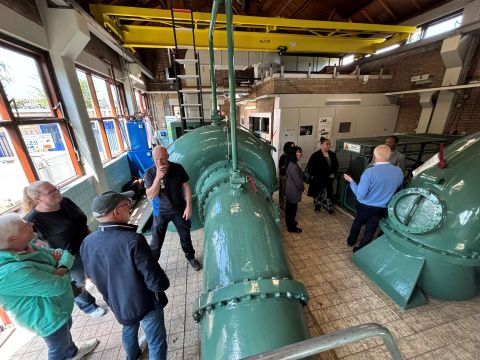 Een inkijkje in gemaal Oud en Nieuw Reijerwaard.