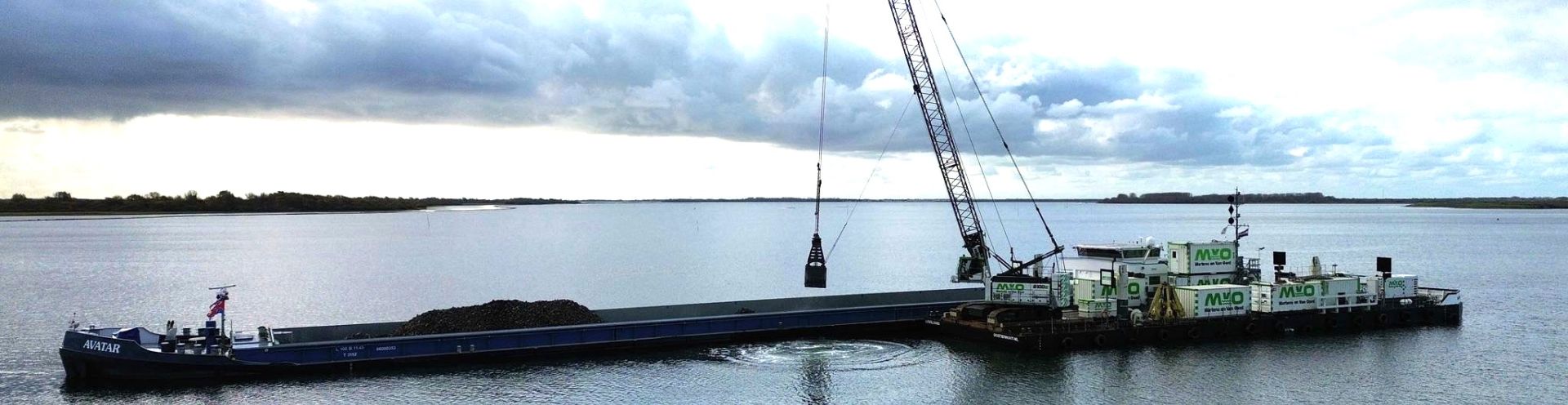 Onderwater dijkversterking in Ouddorp