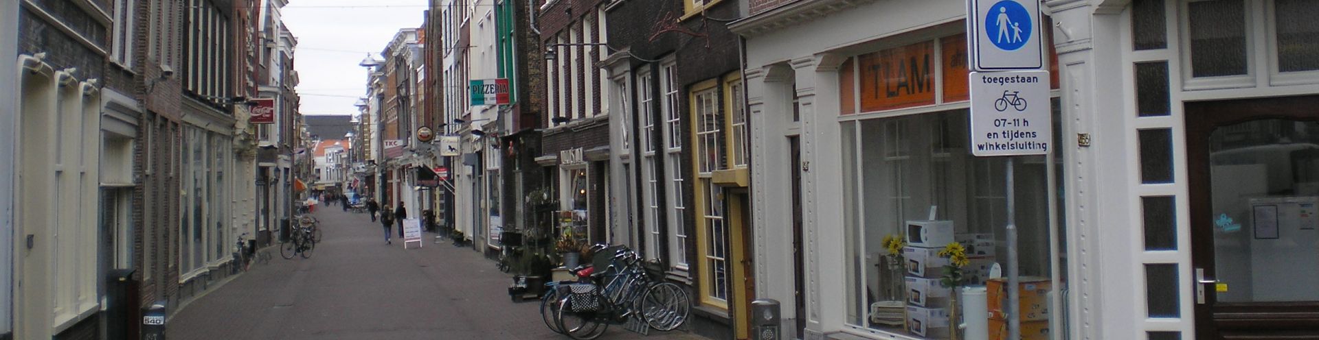 Beeld van de Voorstraat in Dordrecht